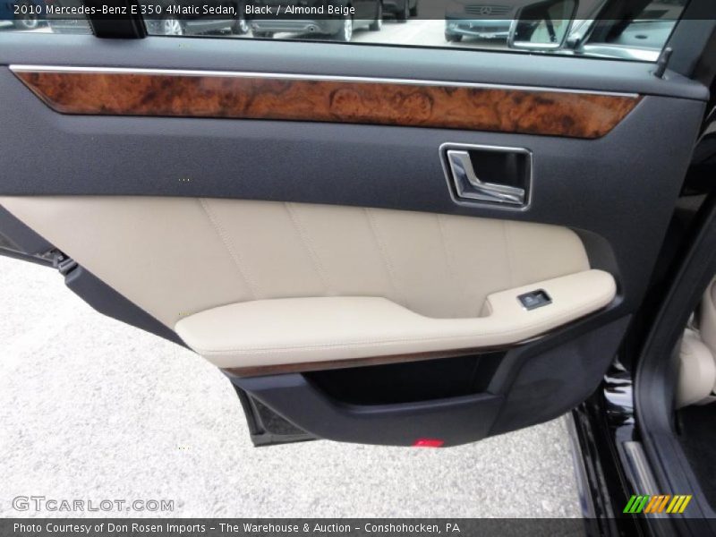 Black / Almond Beige 2010 Mercedes-Benz E 350 4Matic Sedan