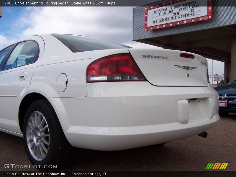 Stone White / Light Taupe 2005 Chrysler Sebring Touring Sedan