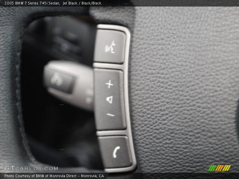 Jet Black / Black/Black 2005 BMW 7 Series 745i Sedan