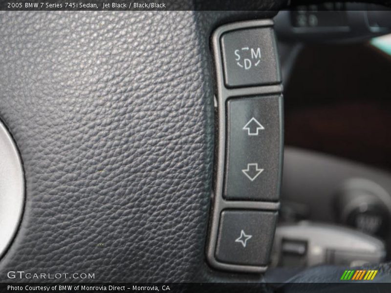 Jet Black / Black/Black 2005 BMW 7 Series 745i Sedan