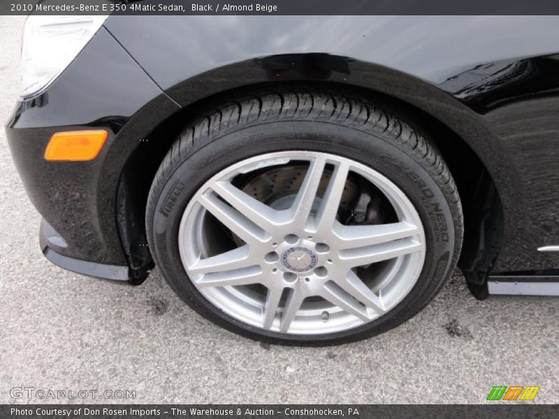 Black / Almond Beige 2010 Mercedes-Benz E 350 4Matic Sedan