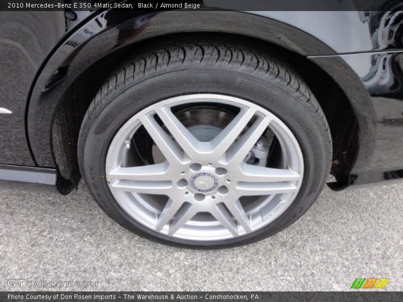 Black / Almond Beige 2010 Mercedes-Benz E 350 4Matic Sedan
