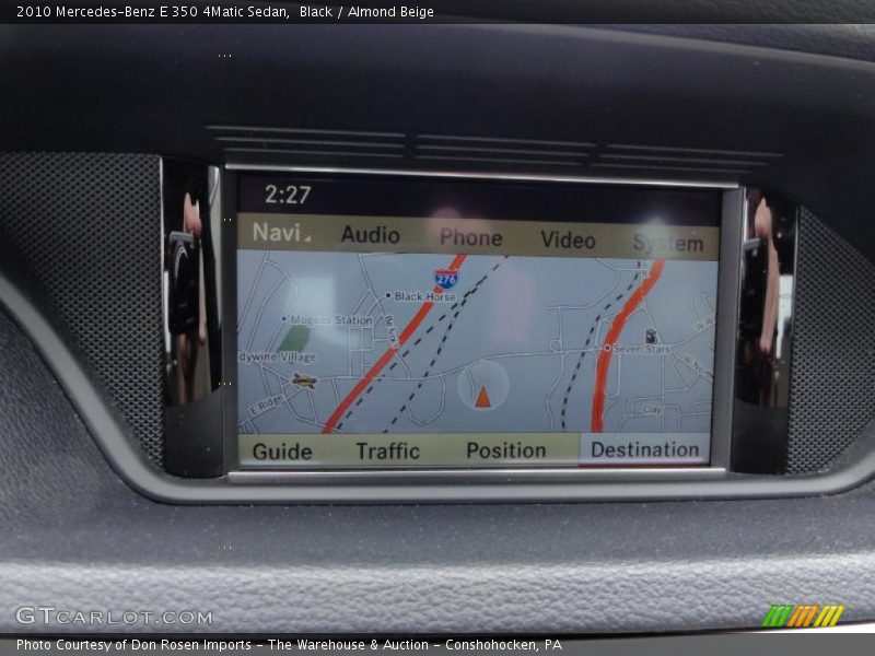 Black / Almond Beige 2010 Mercedes-Benz E 350 4Matic Sedan
