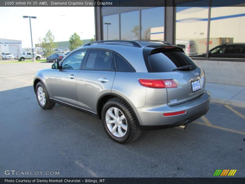 Diamond Graphite Gray / Graphite 2005 Infiniti FX 35 AWD