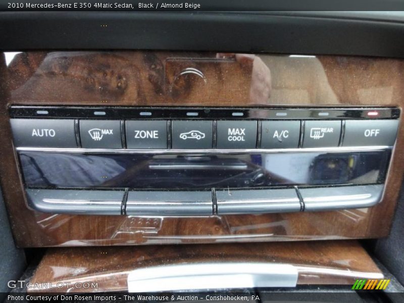 Black / Almond Beige 2010 Mercedes-Benz E 350 4Matic Sedan