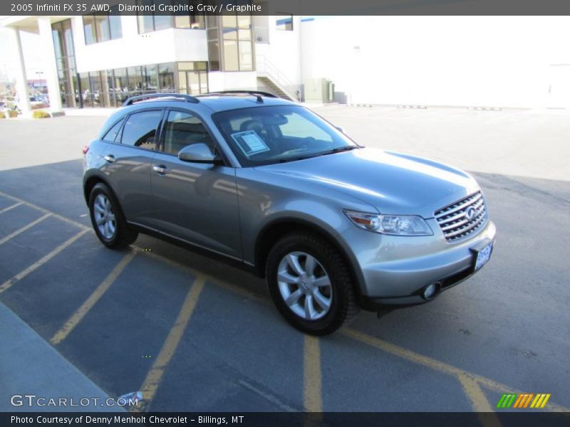 Diamond Graphite Gray / Graphite 2005 Infiniti FX 35 AWD