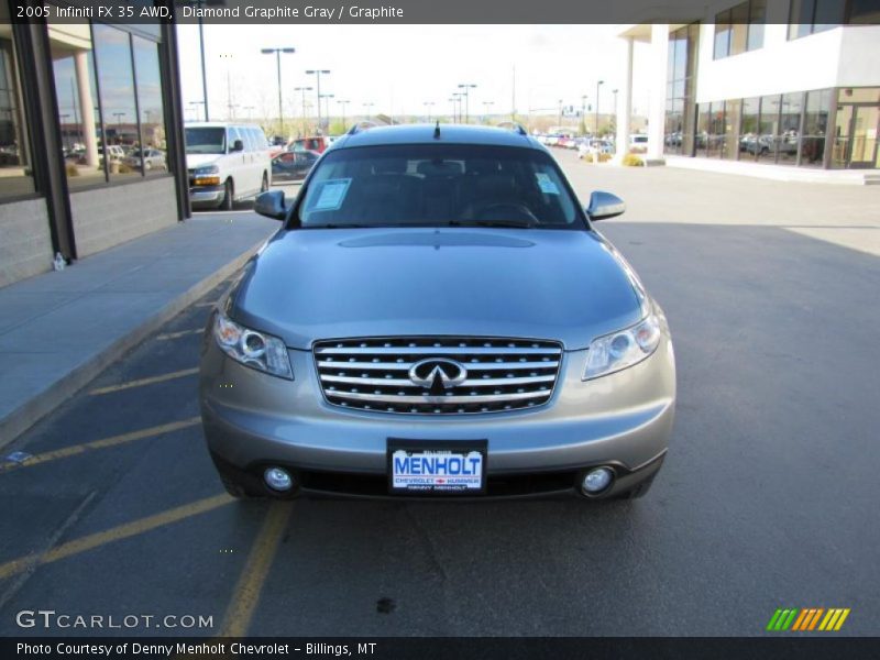 Diamond Graphite Gray / Graphite 2005 Infiniti FX 35 AWD