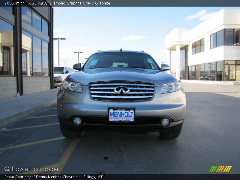 Diamond Graphite Gray / Graphite 2005 Infiniti FX 35 AWD