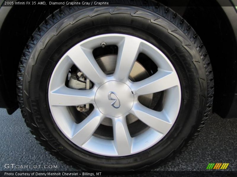 Diamond Graphite Gray / Graphite 2005 Infiniti FX 35 AWD