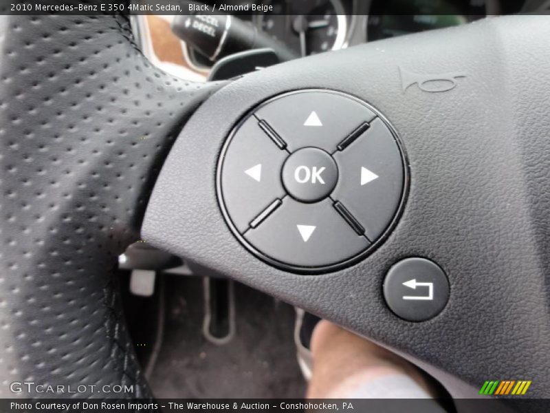 Black / Almond Beige 2010 Mercedes-Benz E 350 4Matic Sedan
