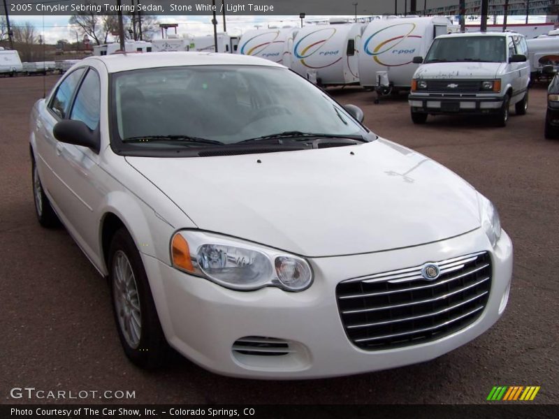 Stone White / Light Taupe 2005 Chrysler Sebring Touring Sedan