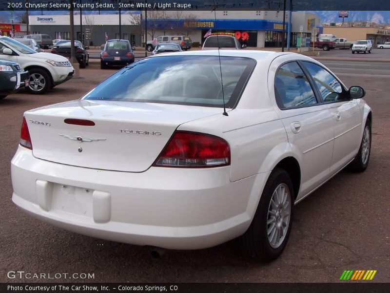 Stone White / Light Taupe 2005 Chrysler Sebring Touring Sedan