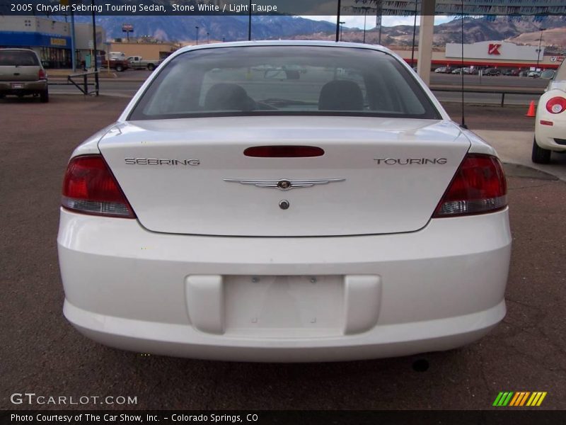 Stone White / Light Taupe 2005 Chrysler Sebring Touring Sedan