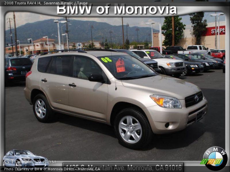 Savannah Metallic / Taupe 2008 Toyota RAV4 I4