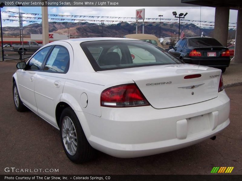 Stone White / Light Taupe 2005 Chrysler Sebring Touring Sedan
