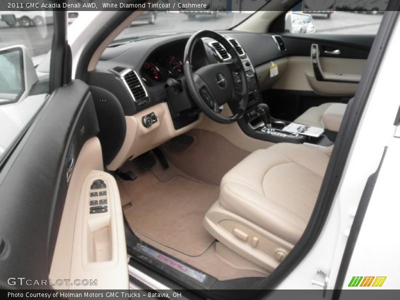  2011 Acadia Denali AWD Cashmere Interior