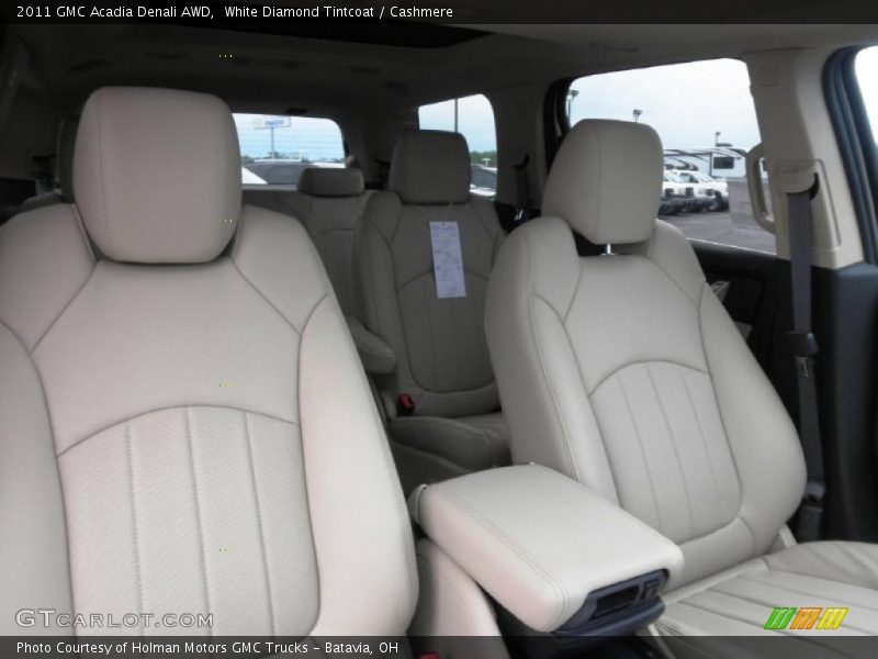 White Diamond Tintcoat / Cashmere 2011 GMC Acadia Denali AWD