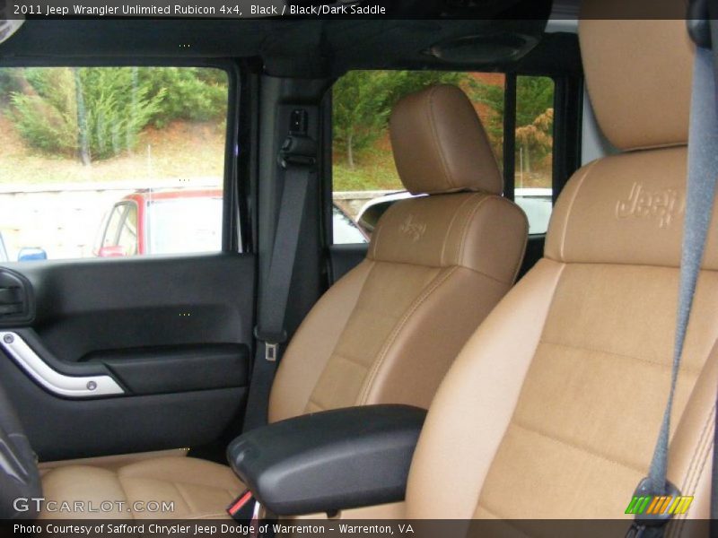 Black / Black/Dark Saddle 2011 Jeep Wrangler Unlimited Rubicon 4x4