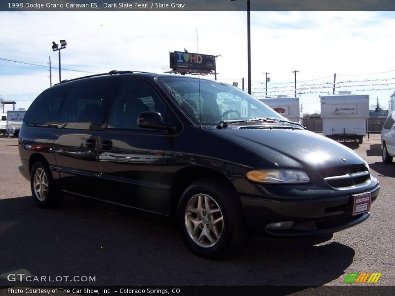 Dark Slate Pearl / Slate Gray 1998 Dodge Grand Caravan ES