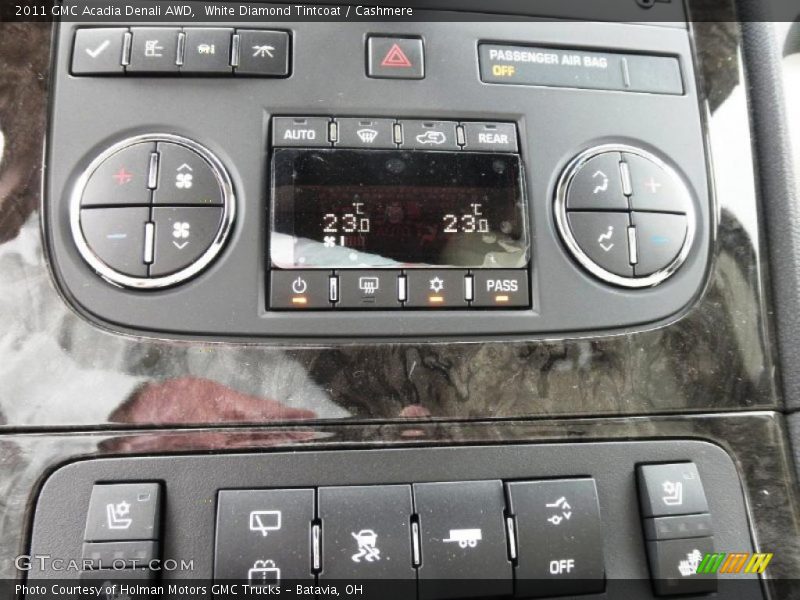 White Diamond Tintcoat / Cashmere 2011 GMC Acadia Denali AWD