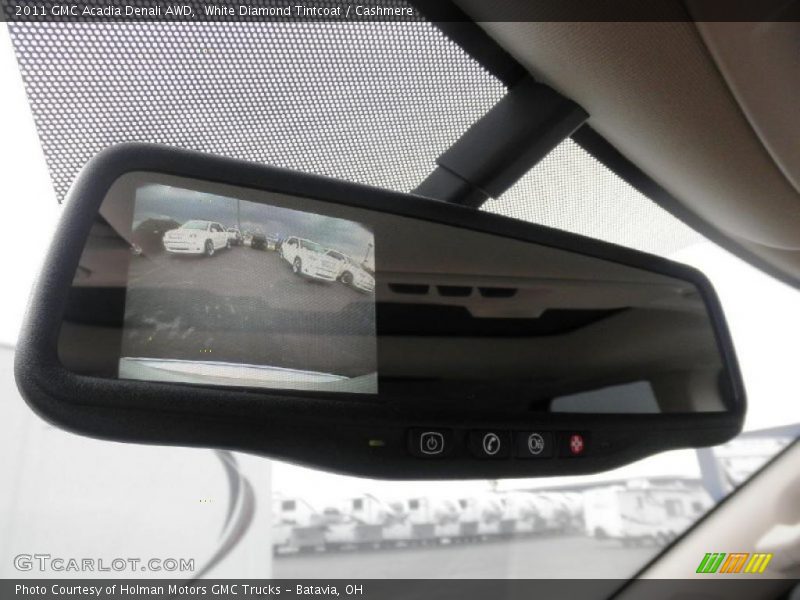 White Diamond Tintcoat / Cashmere 2011 GMC Acadia Denali AWD