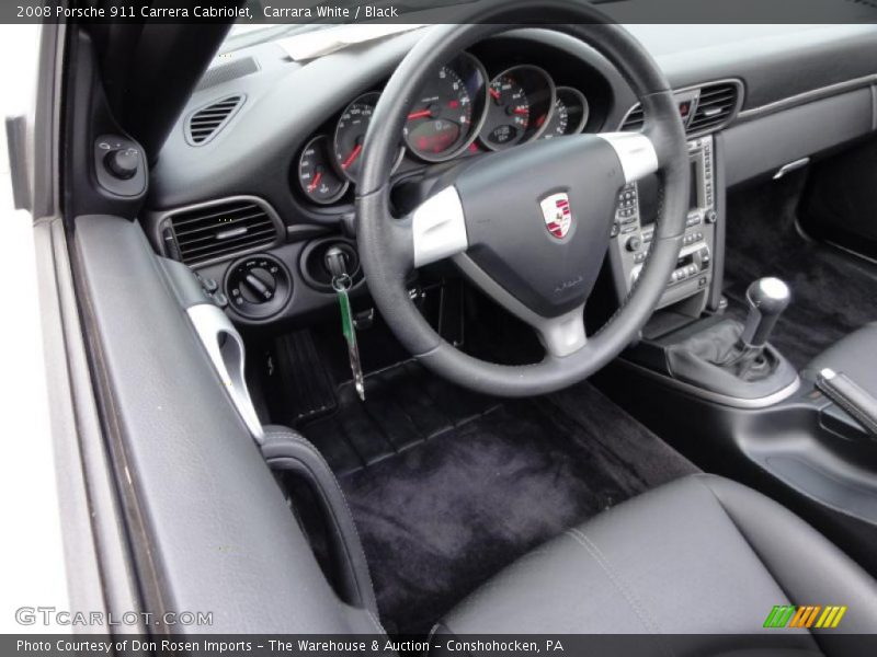 Dashboard of 2008 911 Carrera Cabriolet