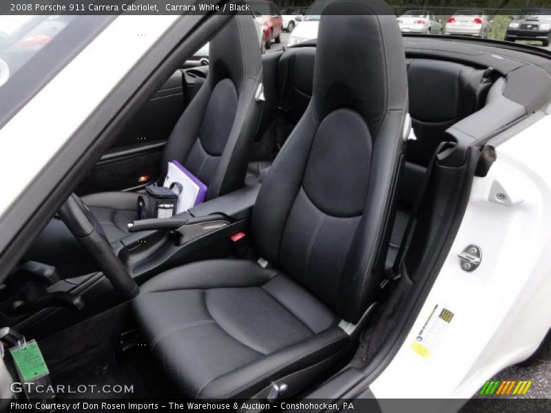  2008 911 Carrera Cabriolet Black Interior