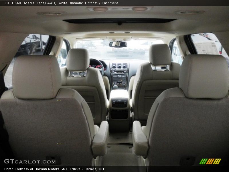 White Diamond Tintcoat / Cashmere 2011 GMC Acadia Denali AWD