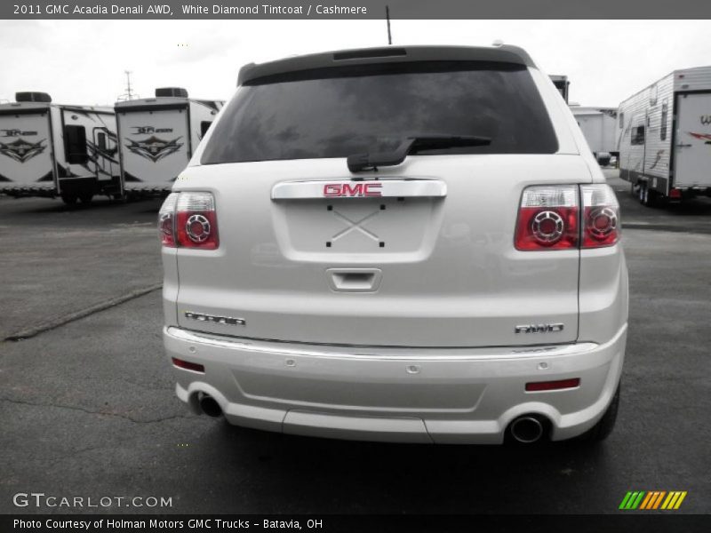White Diamond Tintcoat / Cashmere 2011 GMC Acadia Denali AWD
