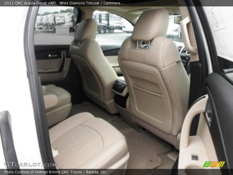 White Diamond Tintcoat / Cashmere 2011 GMC Acadia Denali AWD