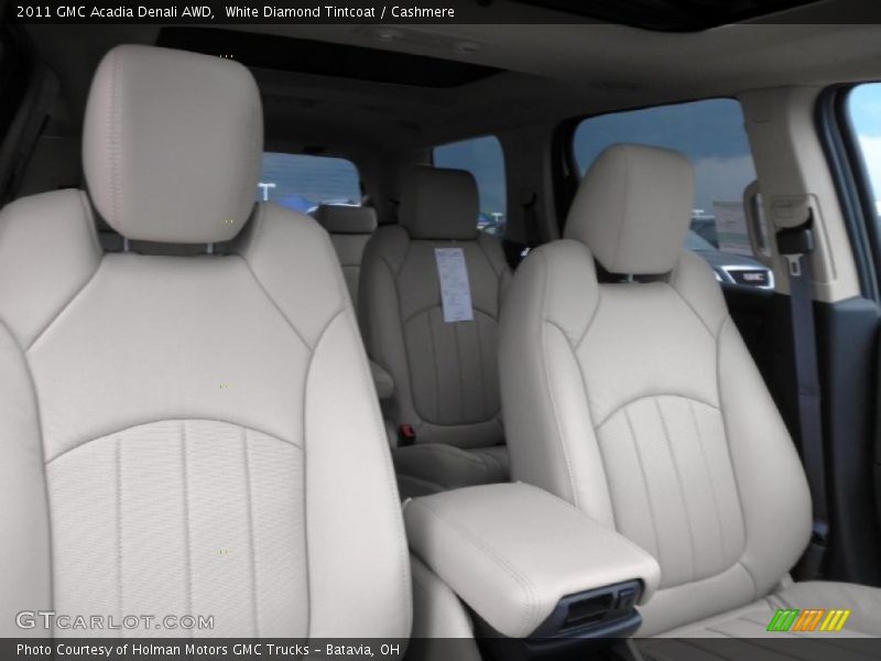 White Diamond Tintcoat / Cashmere 2011 GMC Acadia Denali AWD