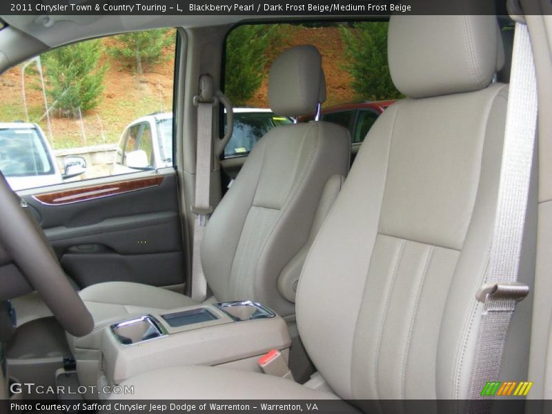 Blackberry Pearl / Dark Frost Beige/Medium Frost Beige 2011 Chrysler Town & Country Touring - L