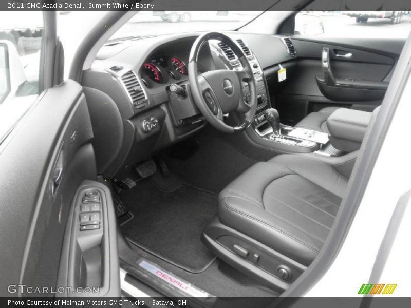 Summit White / Ebony 2011 GMC Acadia Denali
