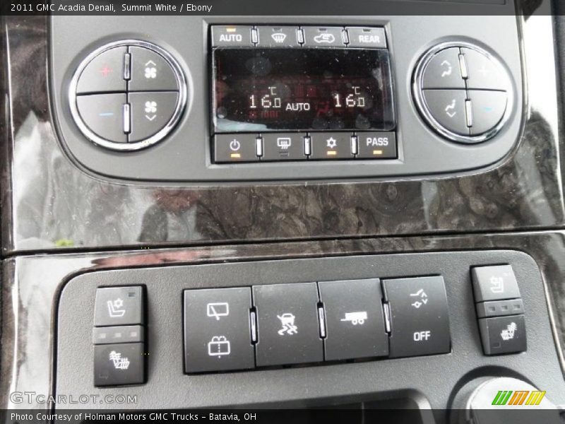 Summit White / Ebony 2011 GMC Acadia Denali