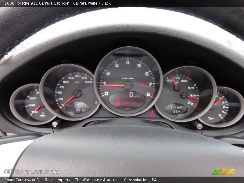  2008 911 Carrera Cabriolet Carrera Cabriolet Gauges