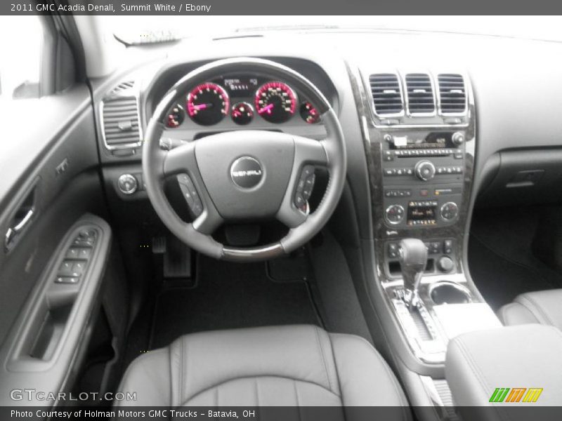 Summit White / Ebony 2011 GMC Acadia Denali