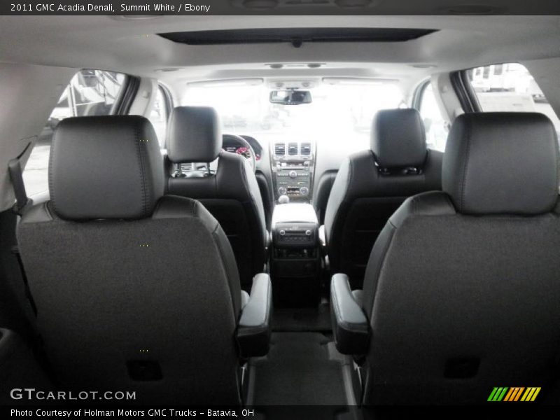 Summit White / Ebony 2011 GMC Acadia Denali