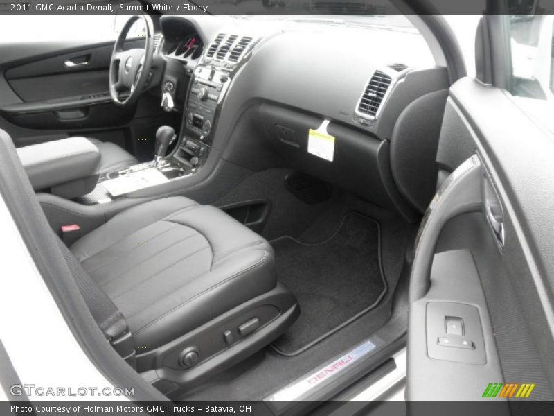 Summit White / Ebony 2011 GMC Acadia Denali