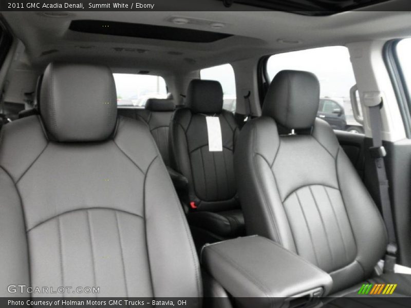 Summit White / Ebony 2011 GMC Acadia Denali