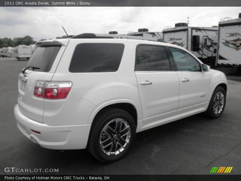 Summit White / Ebony 2011 GMC Acadia Denali