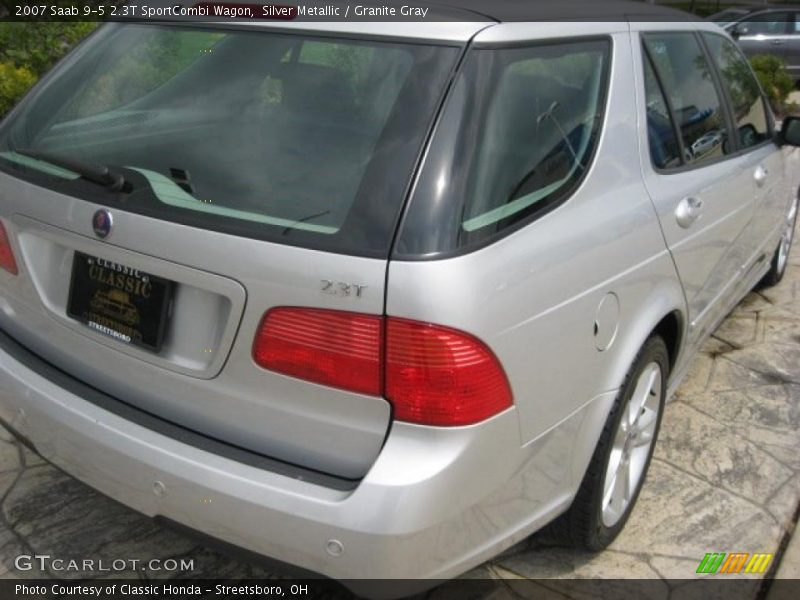 Silver Metallic / Granite Gray 2007 Saab 9-5 2.3T SportCombi Wagon