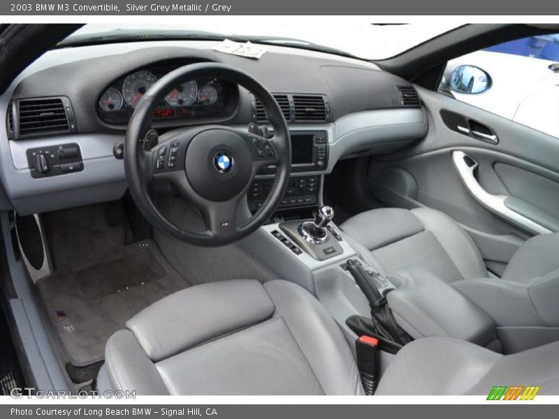  2003 M3 Convertible Grey Interior