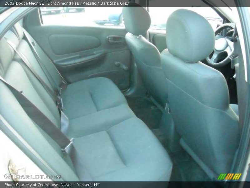 Light Almond Pearl Metallic / Dark Slate Gray 2003 Dodge Neon SE