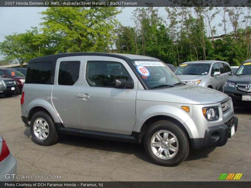 Alabaster Silver Metallic / Black/Titanium 2007 Honda Element EX AWD