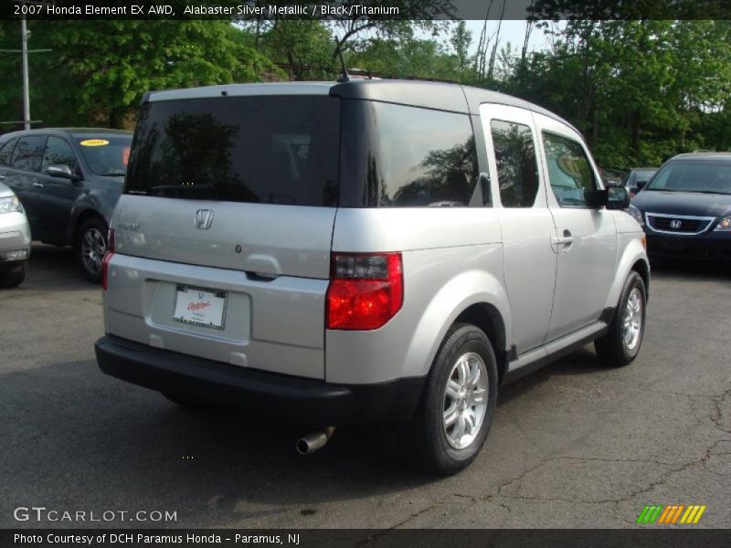 Alabaster Silver Metallic / Black/Titanium 2007 Honda Element EX AWD