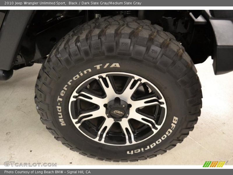 Custom Wheels of 2010 Wrangler Unlimited Sport