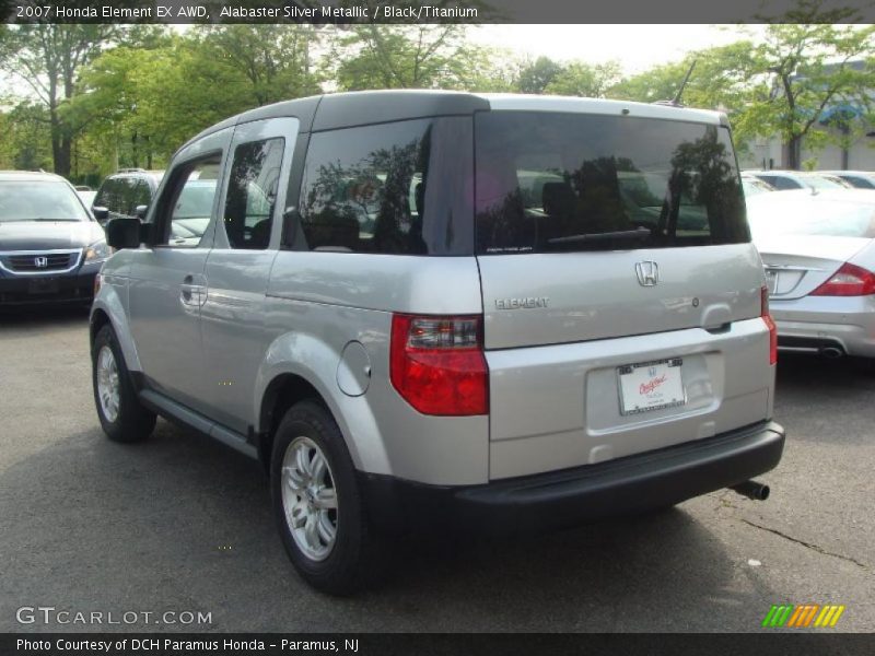 Alabaster Silver Metallic / Black/Titanium 2007 Honda Element EX AWD
