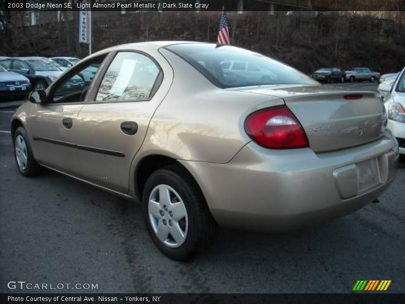 Light Almond Pearl Metallic / Dark Slate Gray 2003 Dodge Neon SE