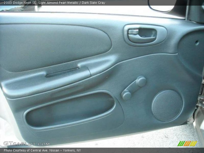 Light Almond Pearl Metallic / Dark Slate Gray 2003 Dodge Neon SE