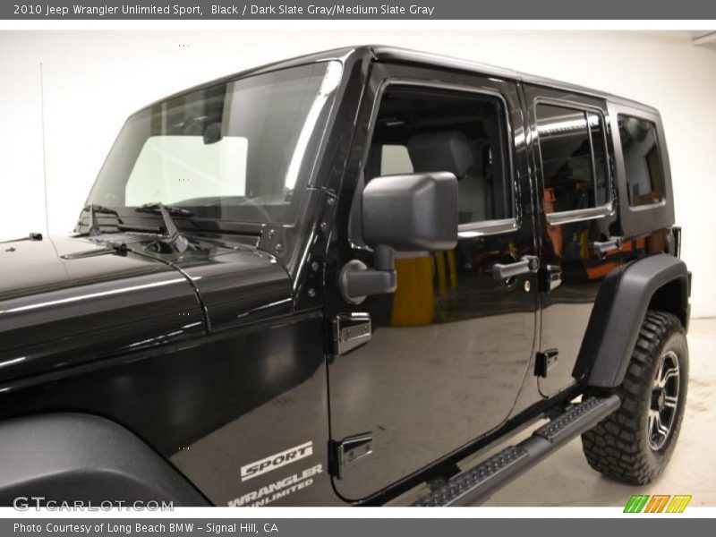 Black / Dark Slate Gray/Medium Slate Gray 2010 Jeep Wrangler Unlimited Sport